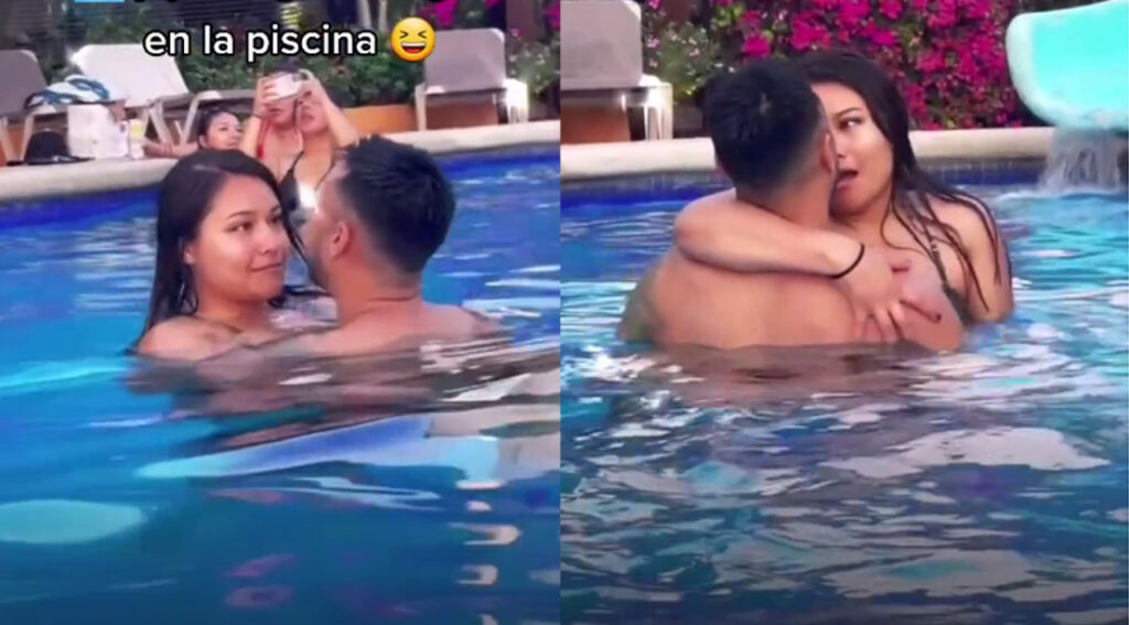 Travesuras en la alberca